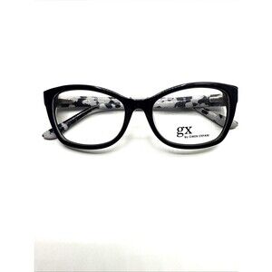 GX by Gwen Stefani GX011 Black Cat Eye Women Full Rim 51-16-135 Eyeglass